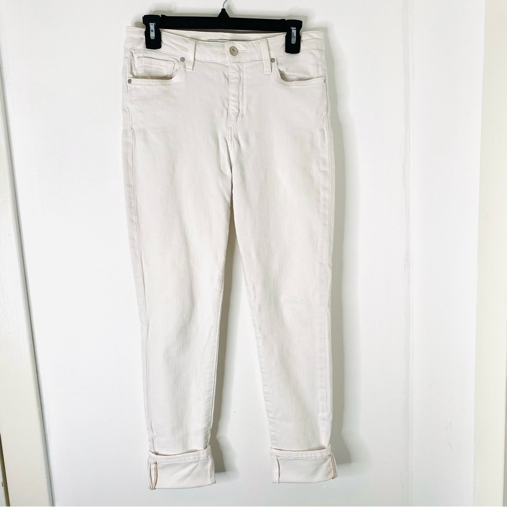 Joe’s Jeans White Cuff Crop Ankle Jeans